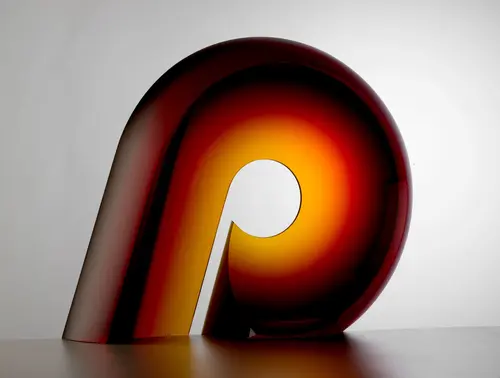 Glass sculpture
