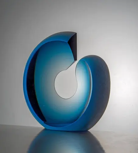 Glass sculpture