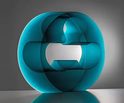 Glass sculpture