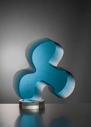 Glass sculpture