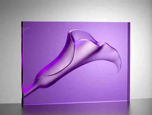 Glass sculpture