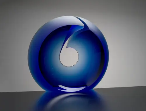 Glass sculpture