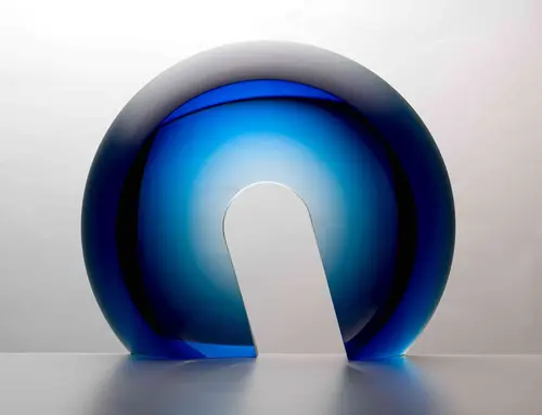 Glass sculpture