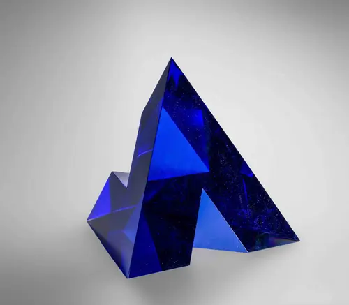 Glass sculpture