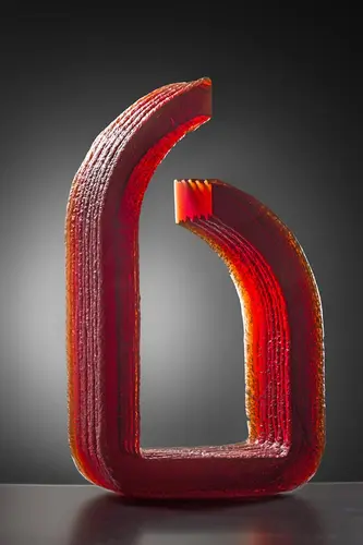 Glass sculpture