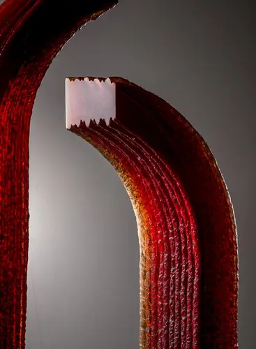 Glass sculpture