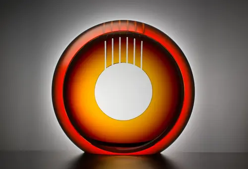 Glass sculpture