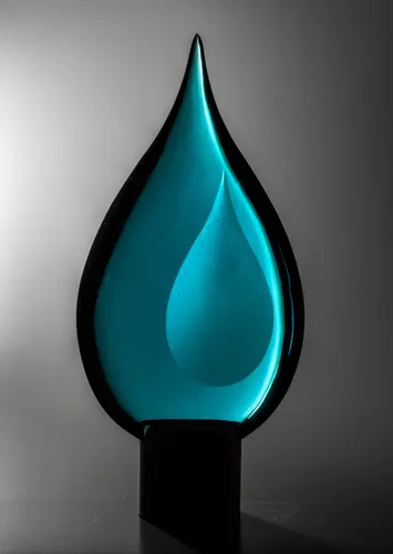 Glass sculpture