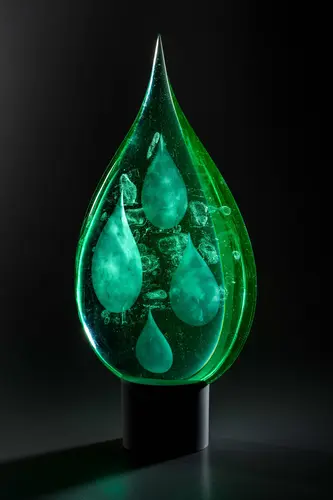 Glass sculpture